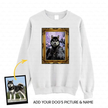 Personalized Dog Gift Idea - Royal Dog's Portrait 10 For Dog Lovers - Standard Crew Neck Sweatshirt